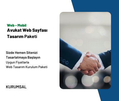Avukat Web Sayfası Tasarım Paketi