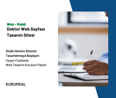 Doktor Web Sayfası Tasarım Sitesi