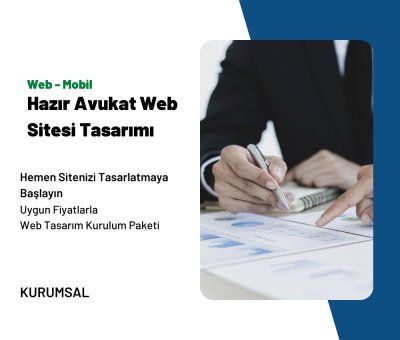 Hazır Avukat Web Sitesi Tasarımı