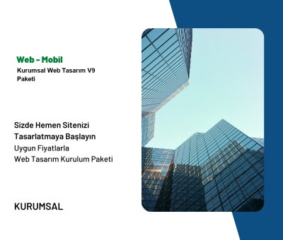 Kurumsal Web Tasarım V9 Paketi