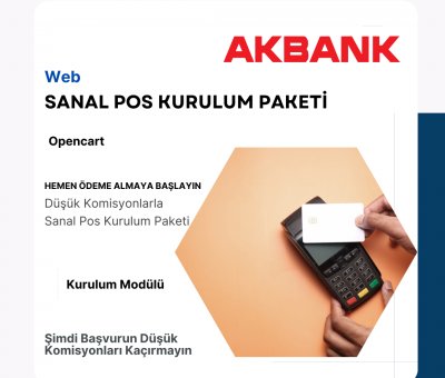 Opencart Akbank Sanal Pos