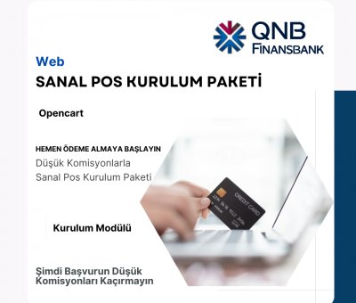 Opencart Qnb Finansbank Sanal Pos Modülü