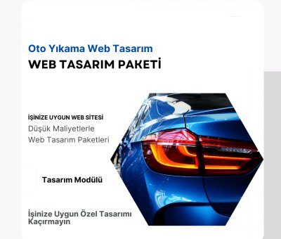 Oto Yıkama Web Tasarım