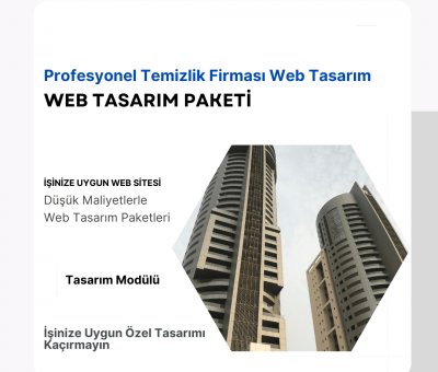 Profesyonel Temizlik Firması Web Tasarım