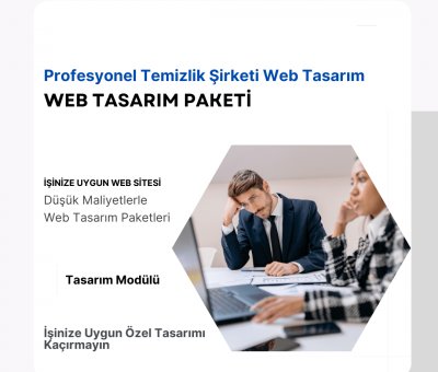 Profesyonel Temizlik Şirketi Web Tasarım