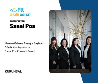 Sanal Pos Akıllı Esnaf Ptt Entegrasyon