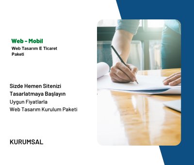 Web Tasarım E Ticaret Paketi